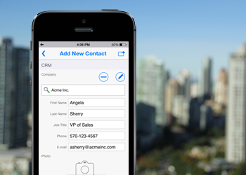 Mobile CRM iPhone Offline