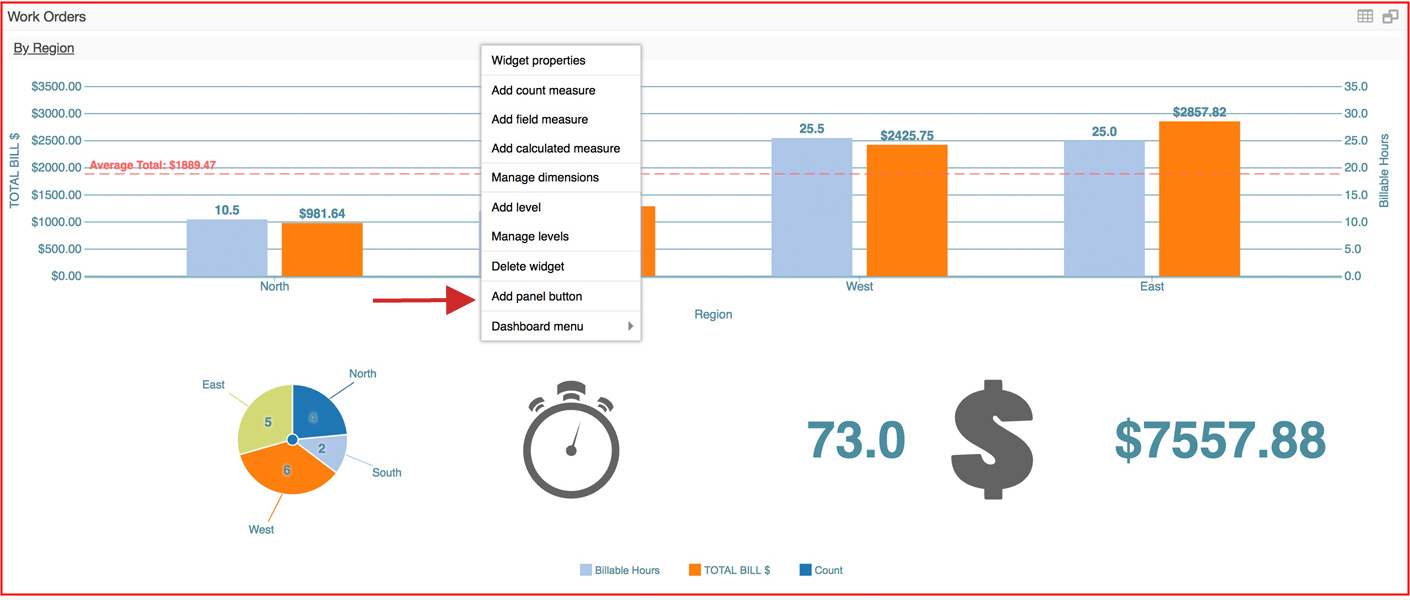 Flowfinity - Buttons in dashboards