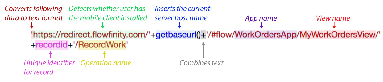 Flowfinity - Use deep links with sandbox and production sites