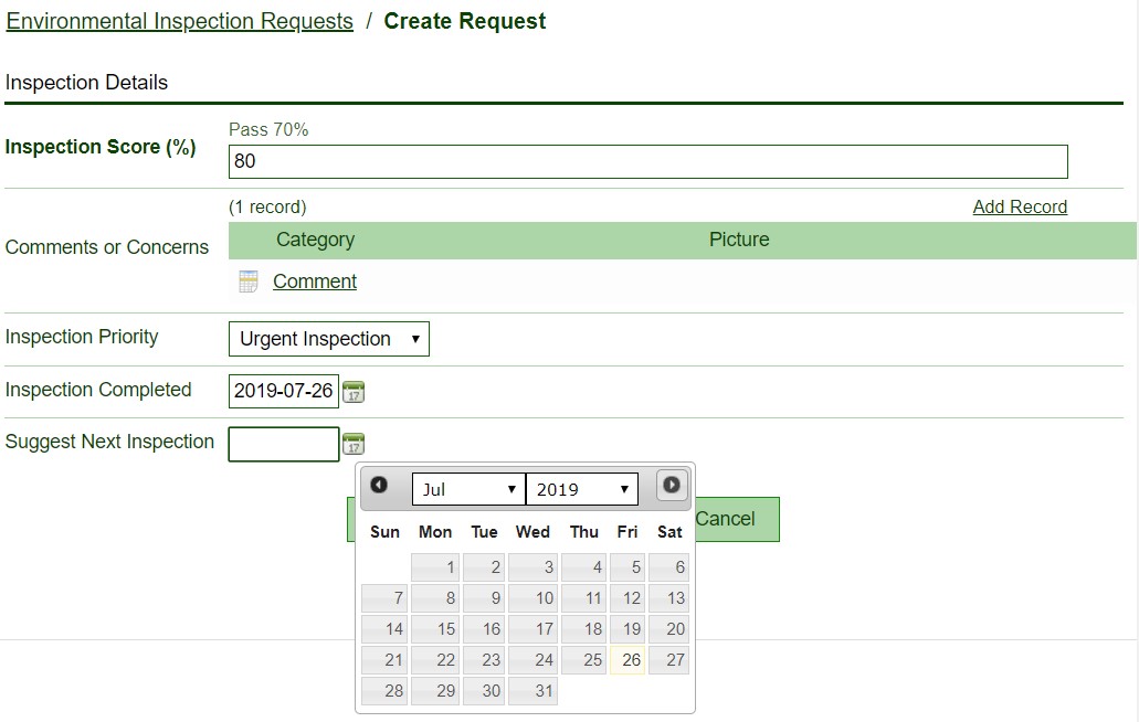 Flowfinity - Prefill date fields