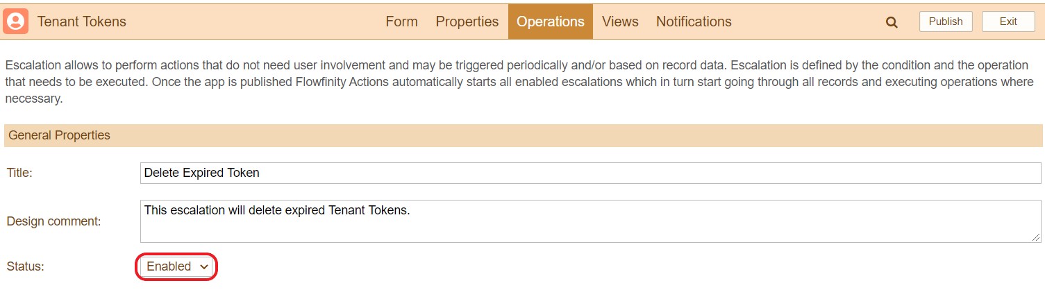 Set an automatic expiration date for tokens