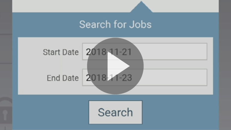 Find jobs created within a custom date range